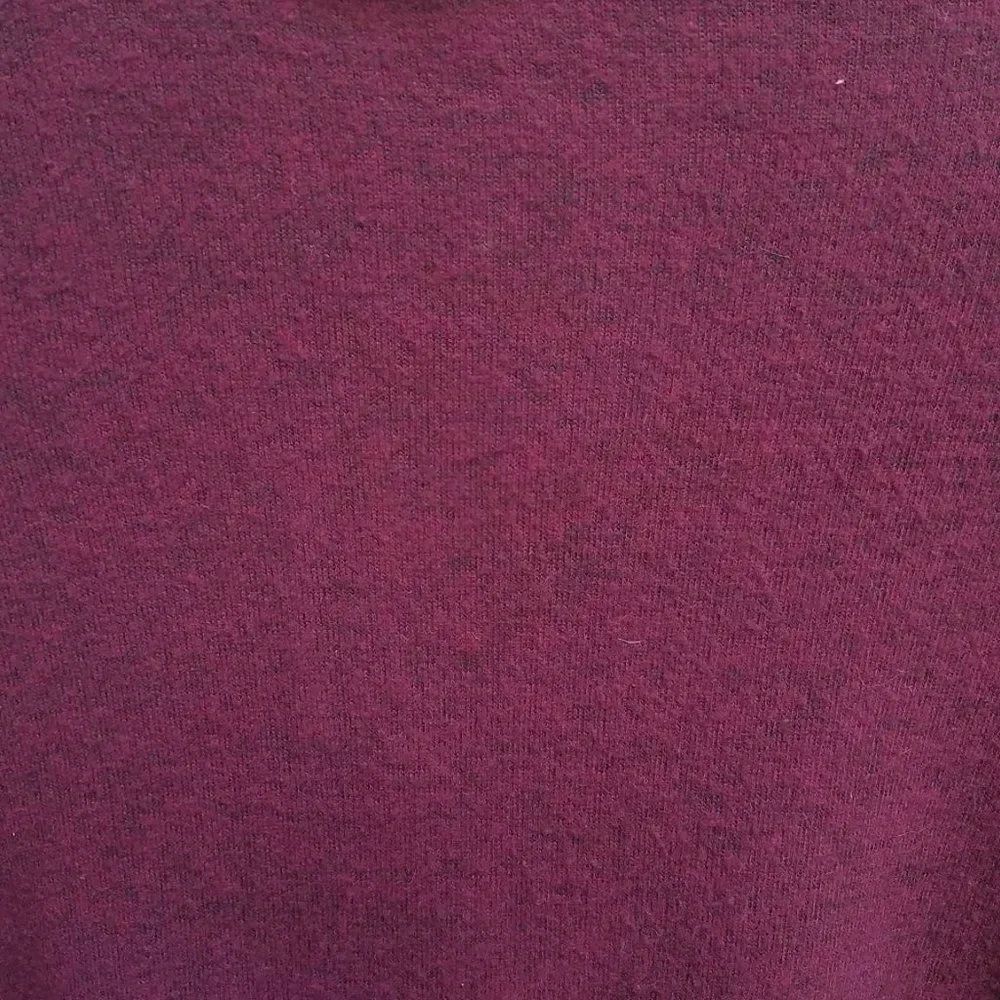 Cherish Burgundy One Button Open Front Cardigan size Medium - Picture 4 of 9